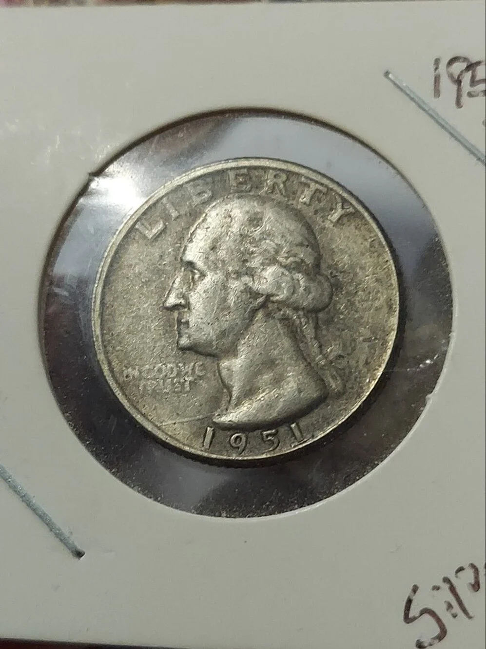 1951 US Franklin Half Dollar Coin - Silver Coin